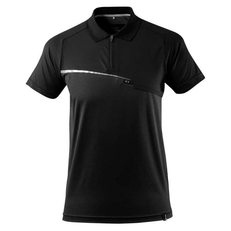 Mascot Advanced 17283 Moisture Wicking 1/4 Zip Polo T-Shirt Various Colours