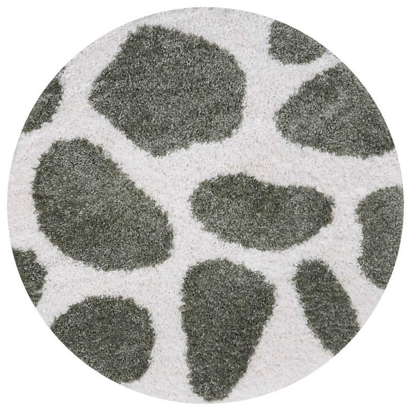 Moodi Shaggy Green Erosan Rug