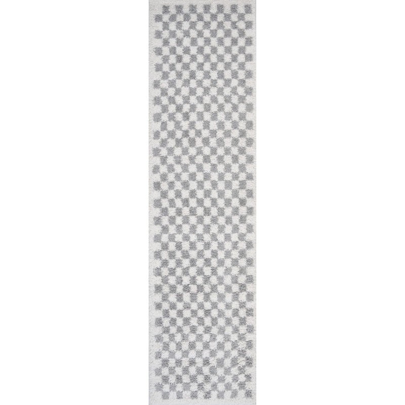 Moodi Shaggy Grey Mulberry Rug
