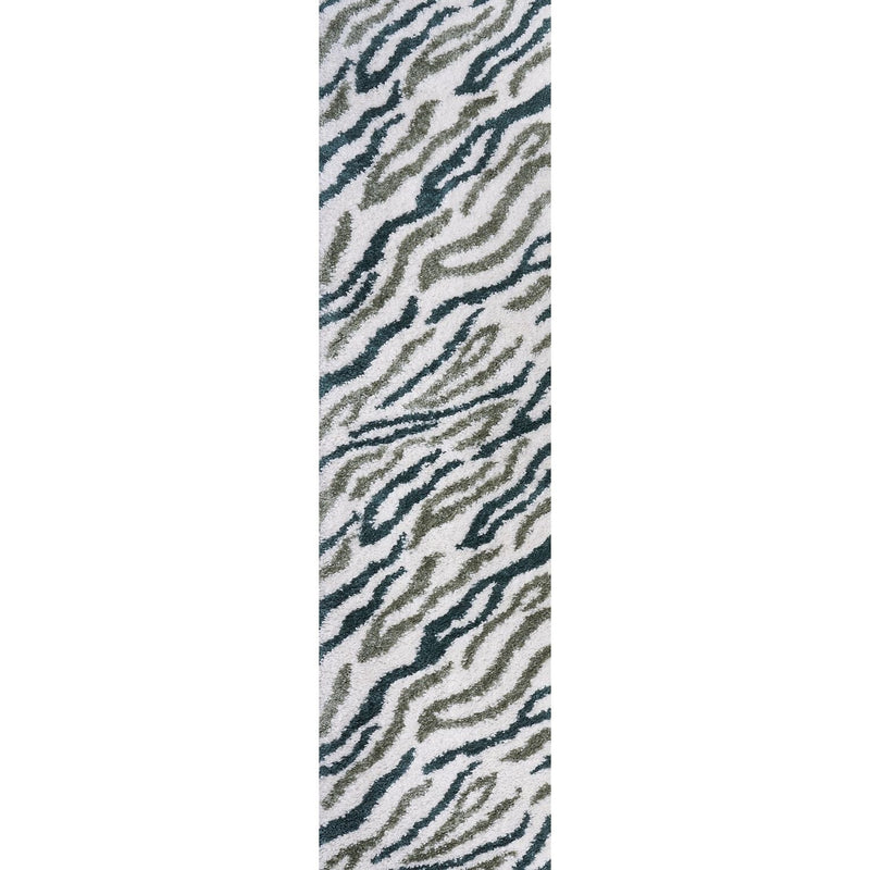 Moodi Shaggy Green Nyra Rug
