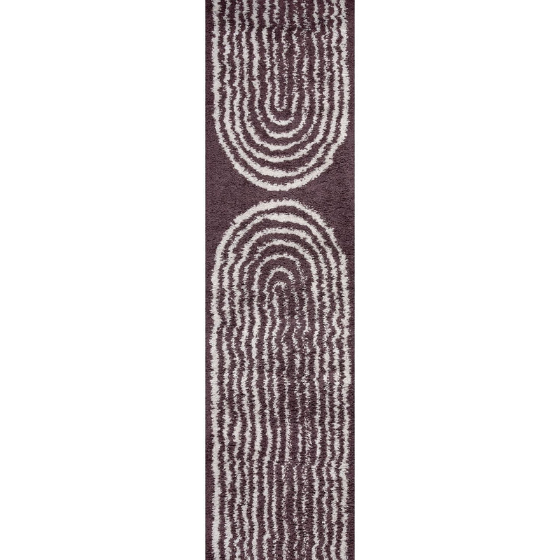 Moodi Shaggy Purple Velvetine Rug
