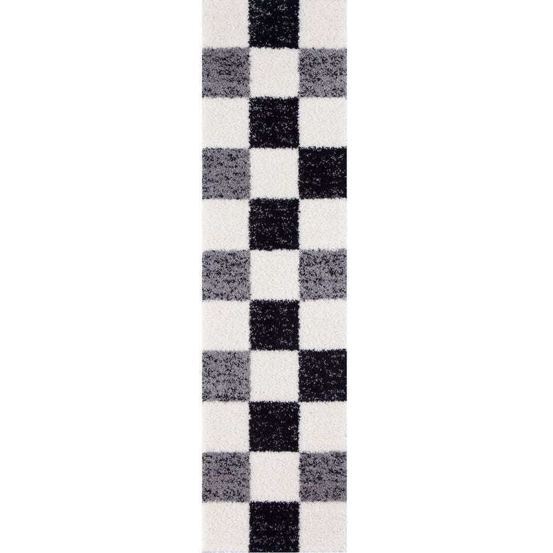Myshaggy Geometric Grey Rug
