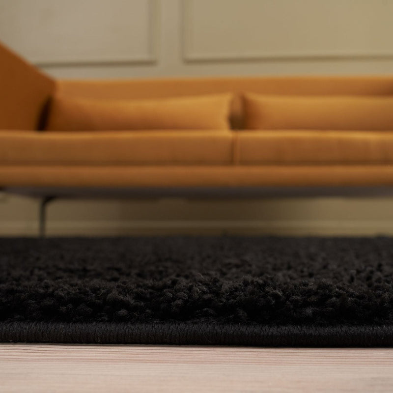 Myshaggy Solid Black Rug