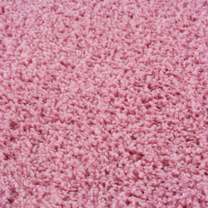 Myshaggy Solid Pink Rug