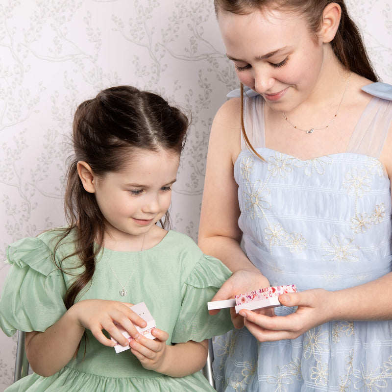 Laura Ashley Silver Kids Rosmere Love Mini Bird Necklace