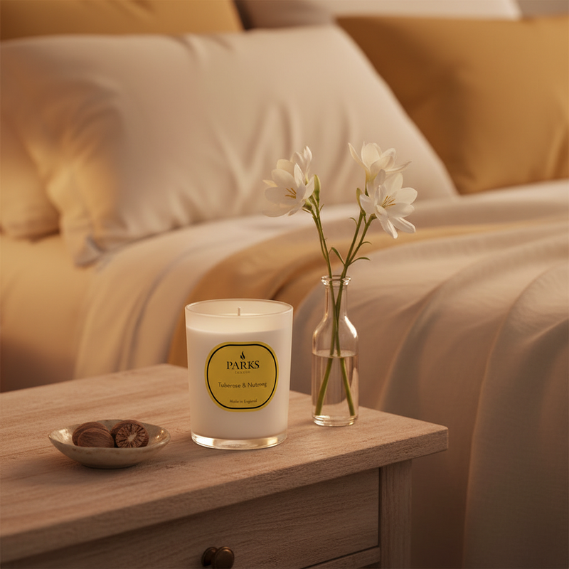 TUBEROSE & NUTMEG CANDLE 180G