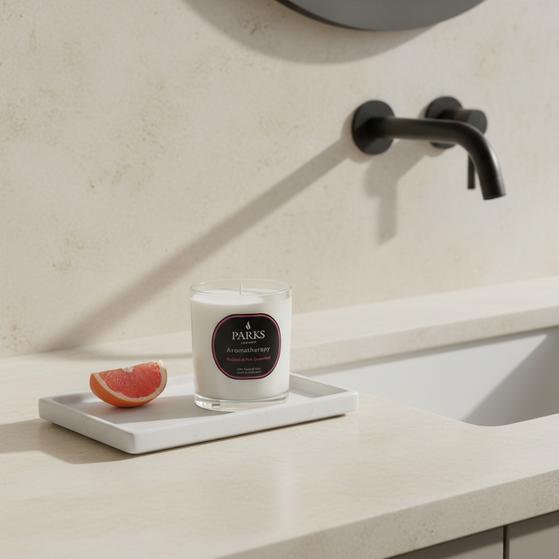 RHUBARB & PINK GRAPEFRUIT CANDLE 220G
