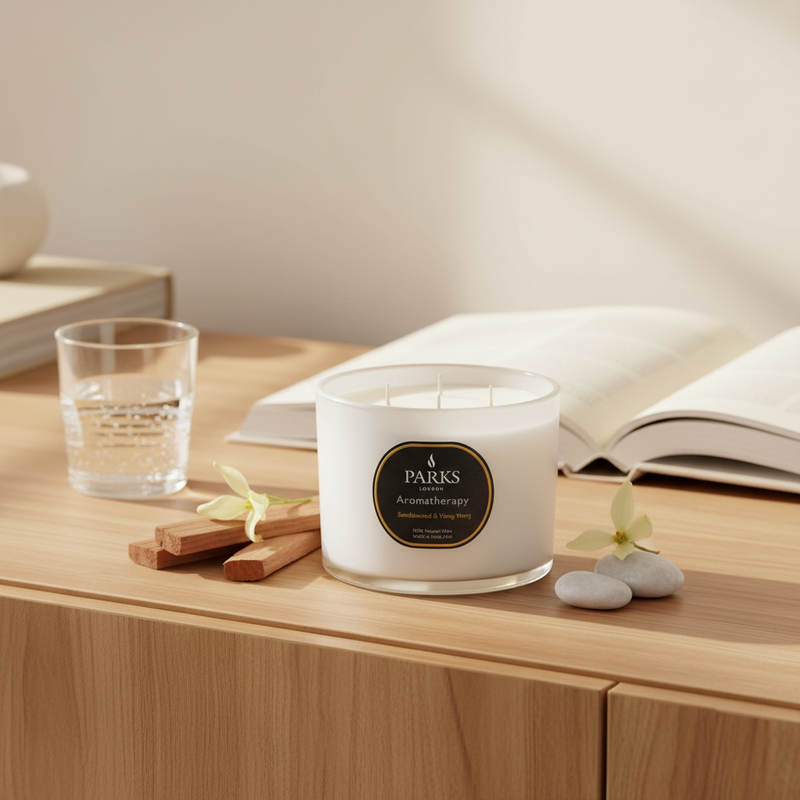 SANDALWOOD & YLANG YLANG CANDLE 3 WICK 350G