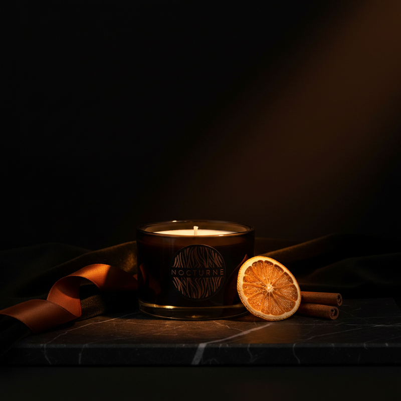 NOCTURNE FIRESIDE EMBERS TRAVEL CANDLE 70G