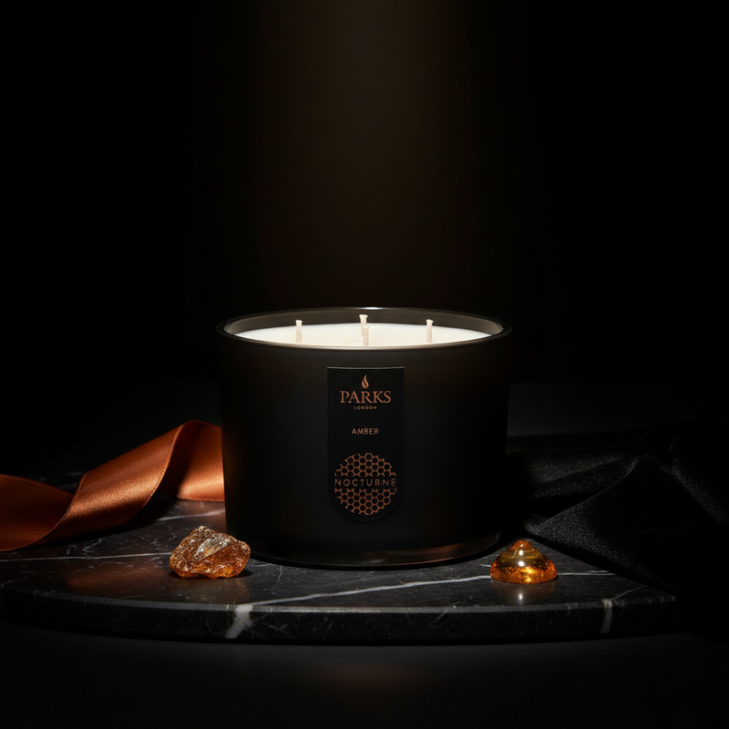 AMBER 3 WICK SCENTED CANDLE 350G