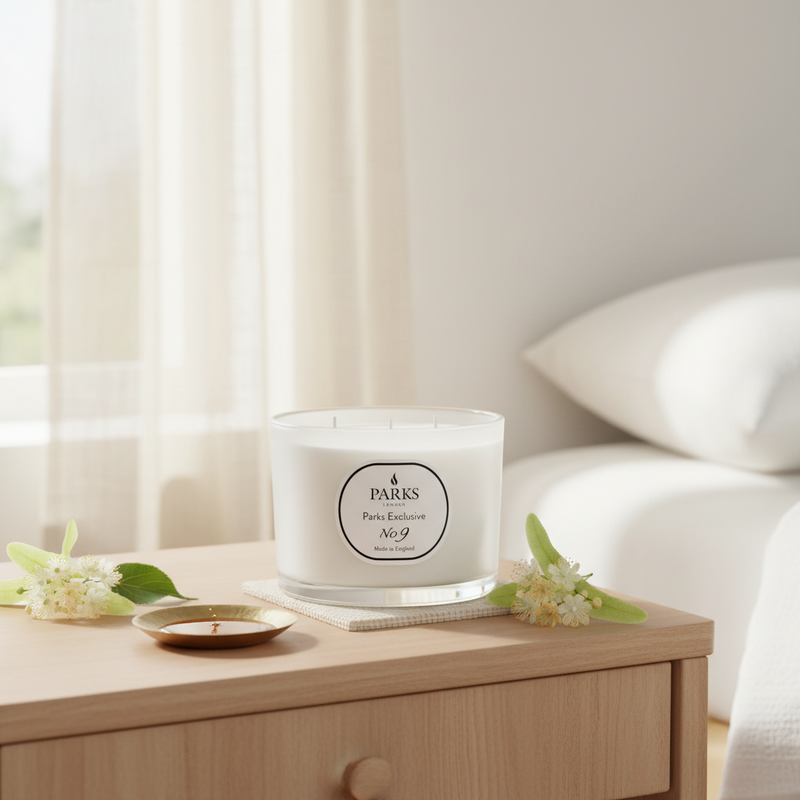 NO9 - LINDEN BLOSSOM 350G 3 WICK CANDLE