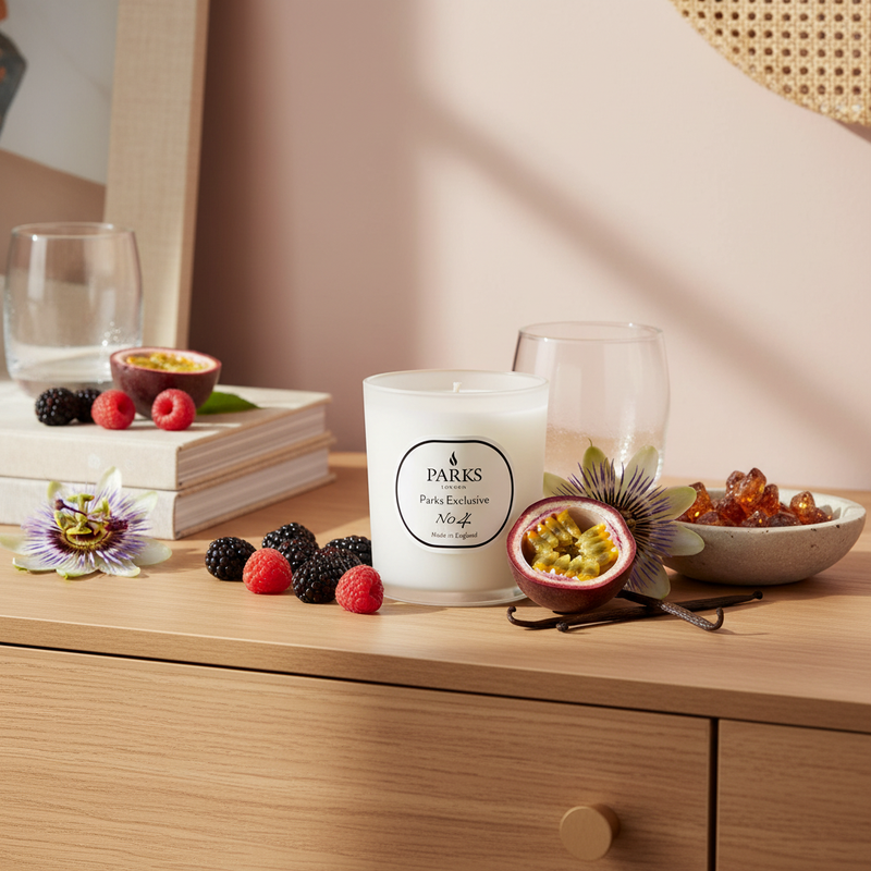 NO4 - PASSION FLOWER, VANILLA & BERRIES CANDLE 180G
