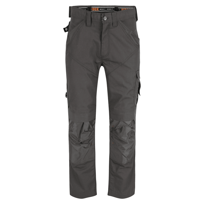 Herock Apollo Shortleg Multi Pocket Knee Pad Trousers Grey, 30" Waist 28" Leg