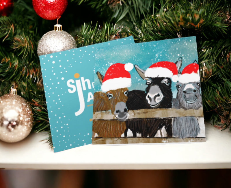 SJH Designs Animal Painted Christmas Card Pack