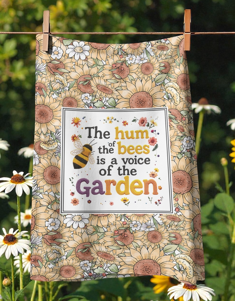 The Hum of The Bees is the Voice of the Garden