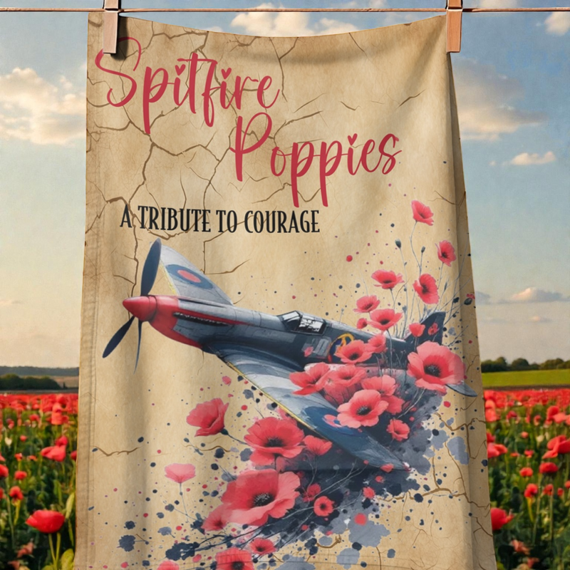 Spitfire Poppies a Tribute to Courage
