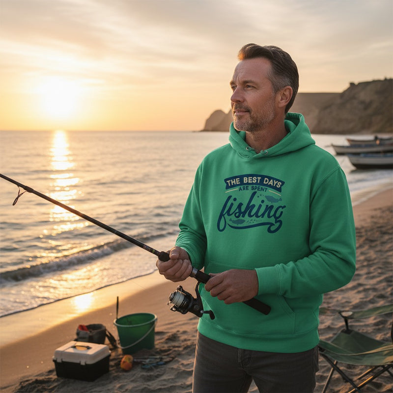 The Best Days are spent fishing Hoodie