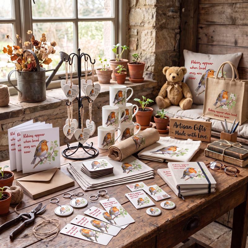 Robins Appear When Loved Ones are Near Gift Collection