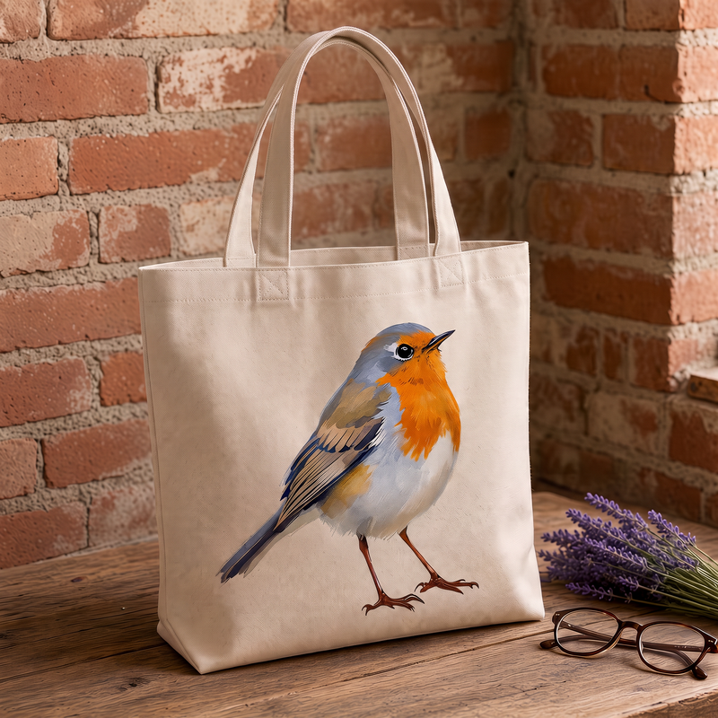 Robin Heavy Cotton Shopping Bag