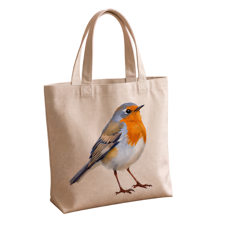 Robin Heavy Cotton Shopping Bag