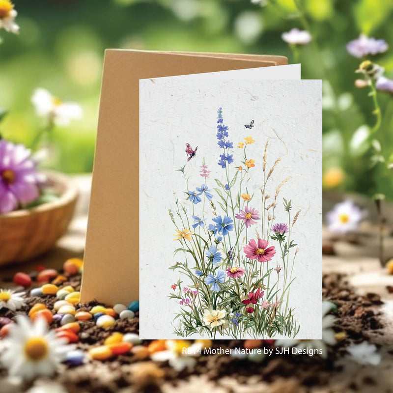 Mother Nature Wildflower Plantable Seed Card