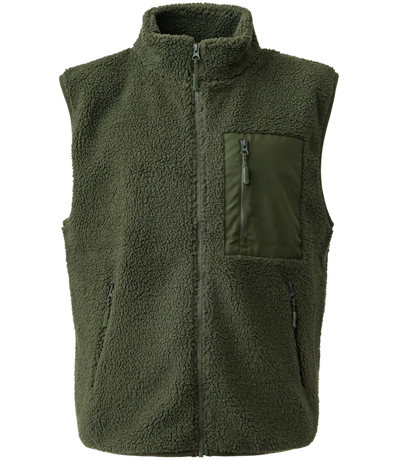 Unisex Borg Fleece Gilet