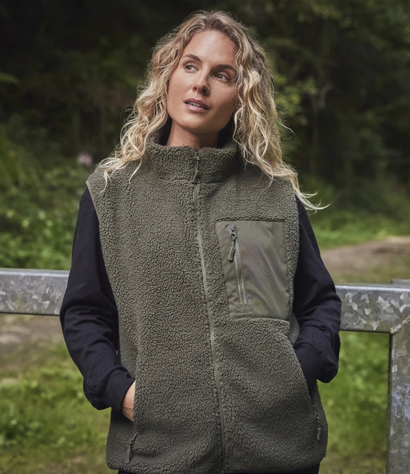 Unisex Borg Fleece Gilet