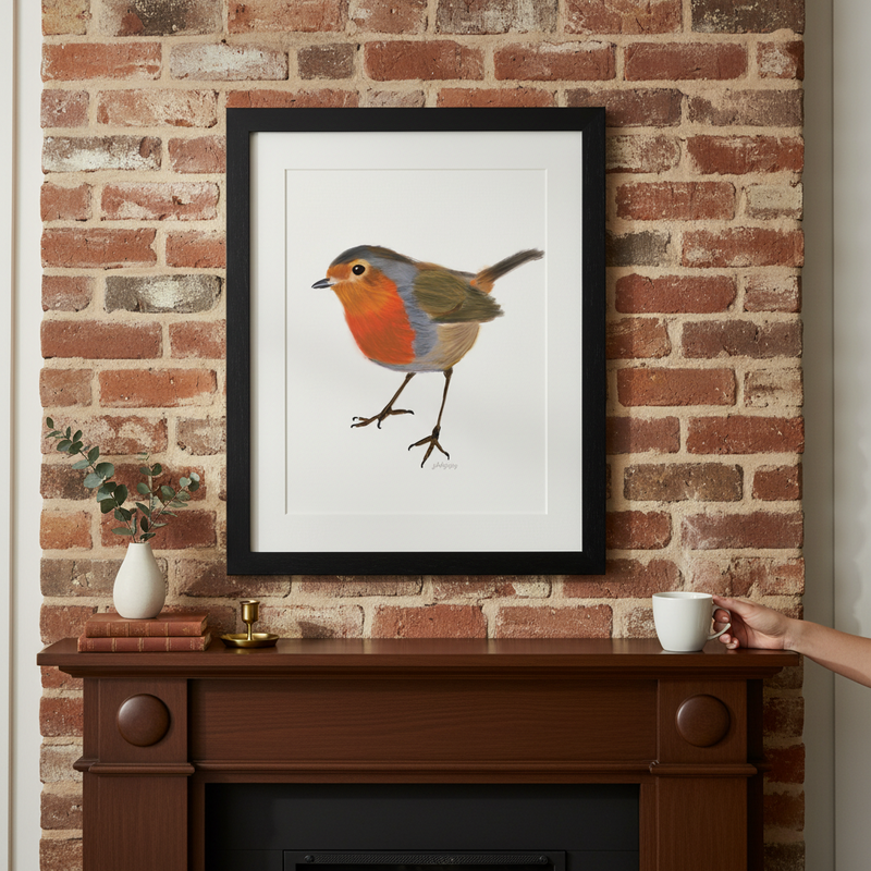 Red Robin Fine Art Print