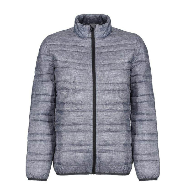 Regatta TRA496 Firedown Down Touch Insulated Work Jacket Grey Marl / Black 2XL