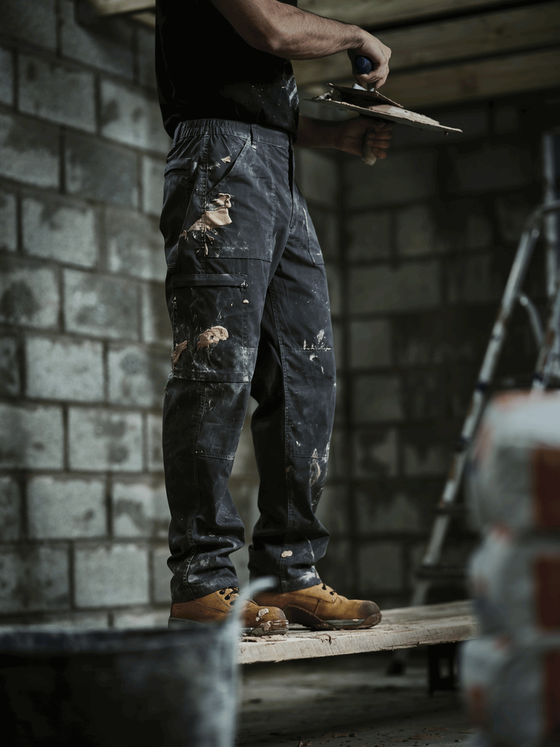 Regatta TRJ330 Water-Repellent Multi-Pocket Action Trousers Khaki