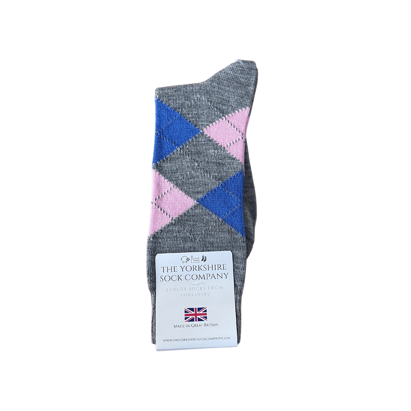 Ripley Argyle Merino Socks - 6 Pair Bundle (£14 per pair)