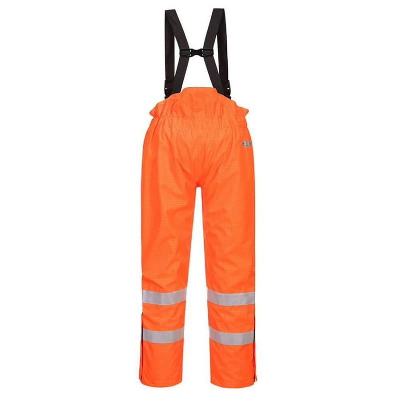 Portwest S781 Bizflame Rain Lined Hi-Vis Antistatic FR Bib & Brace