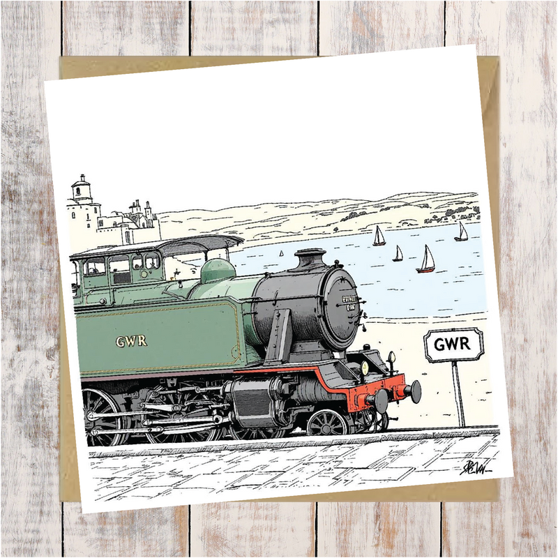 GWR Train Greeting Card