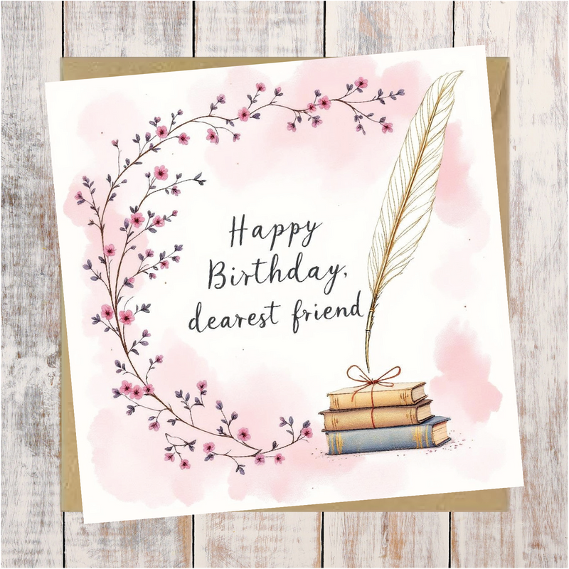 Happy Birthday Dearest Friend Greeting Card