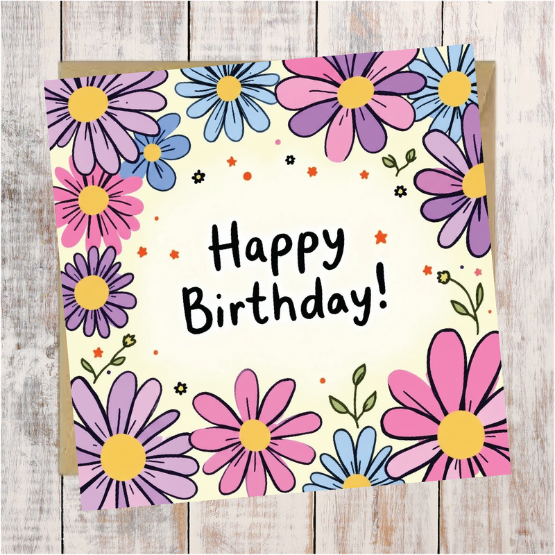 Happy Birthday Greeting Card