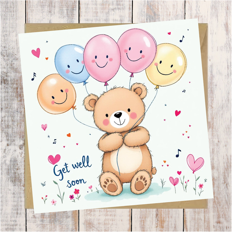 Get Well Soon Greeting Card