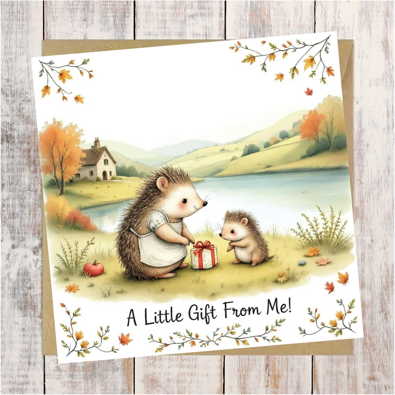 A Little Gift From Me Birthday Greeting Card