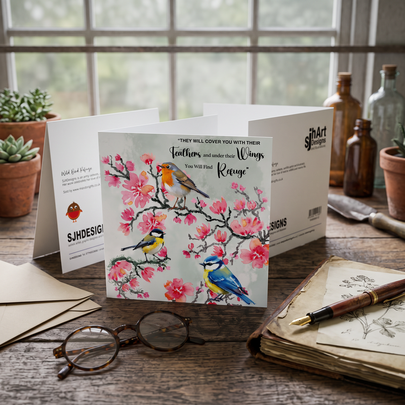 Wild Bird Refuge Greetings Card