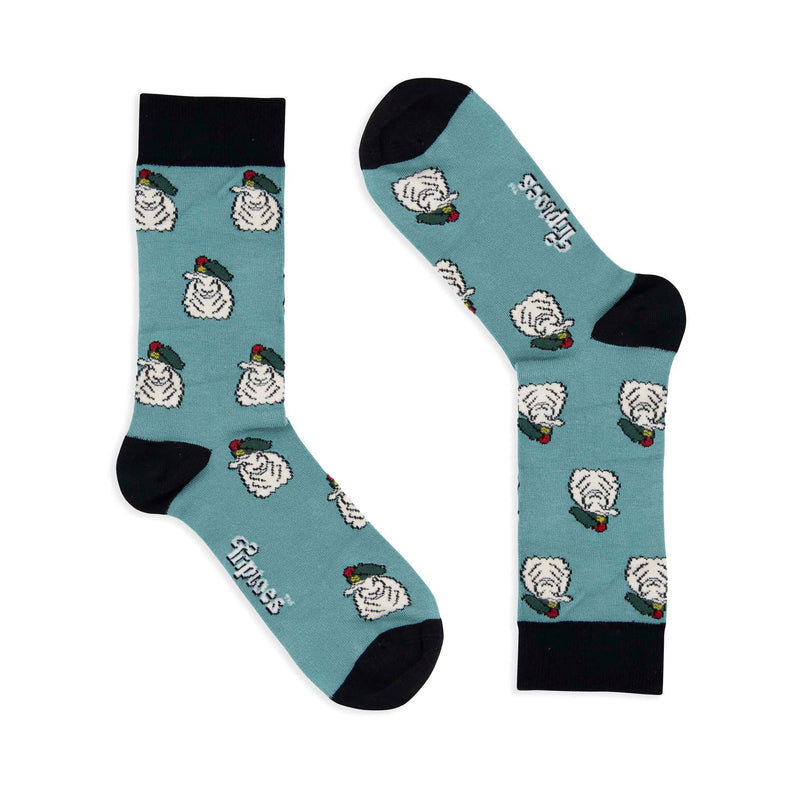 Jacobite Sheep Bamboo Ankle Socks