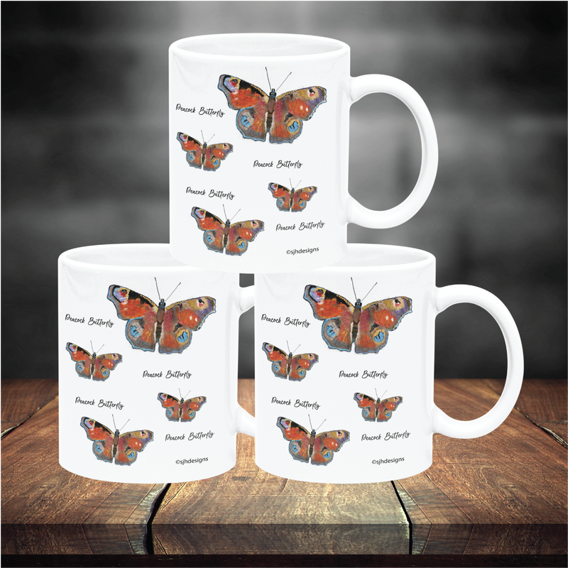Sammy's Peacock Butterfly Mugs