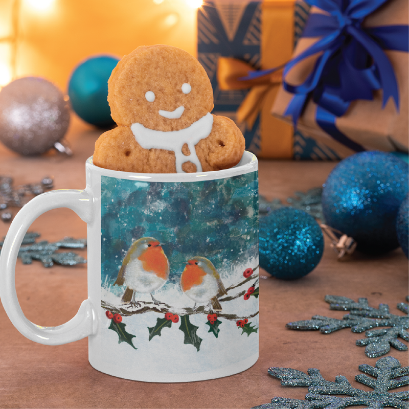 Sammy's Christmas Robin Mug