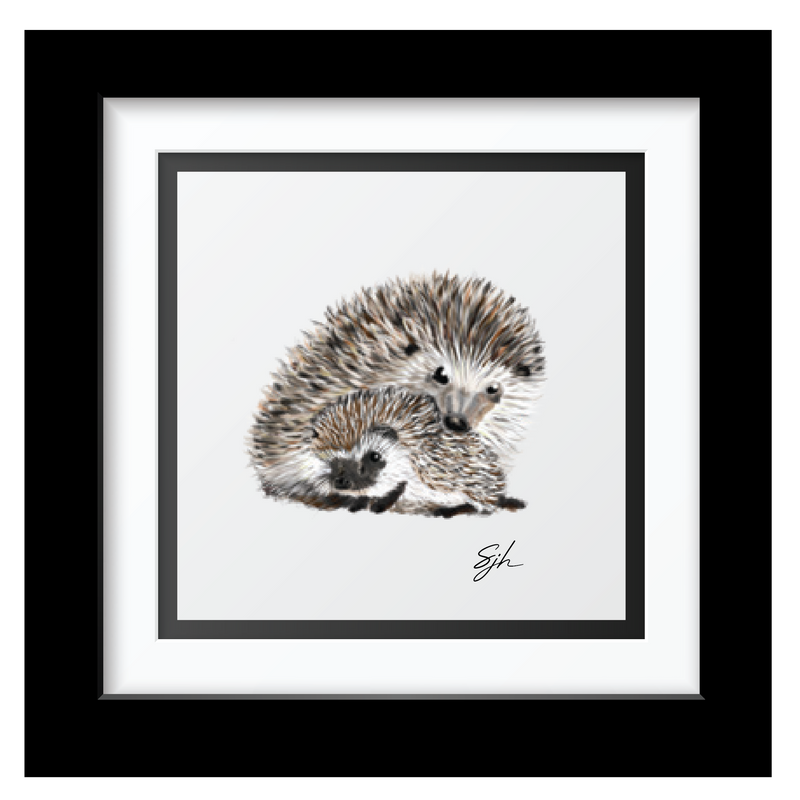 Sammy's Hedgehog Art Print