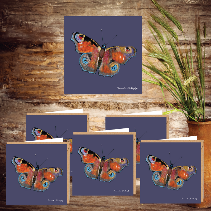 Sammy's Peacock Butterfly Notecards