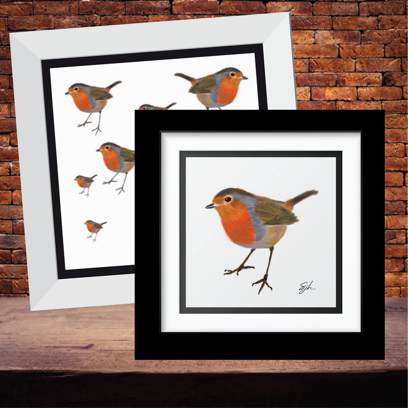Sammy's Robin Art Print