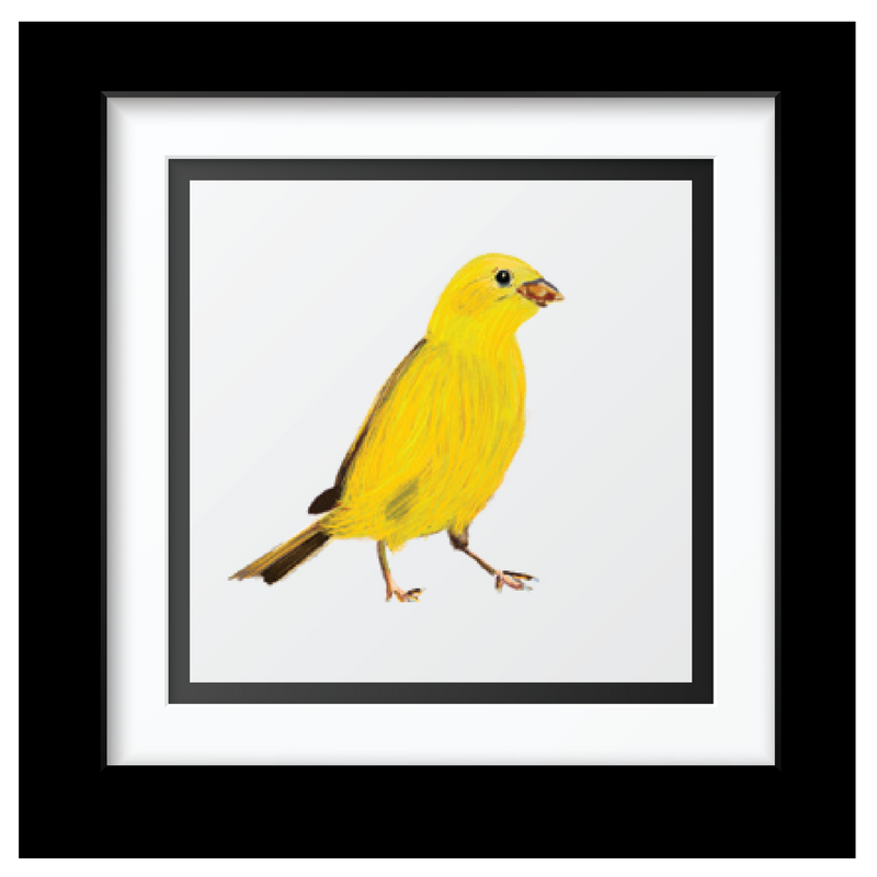 Sammy's Yellow Hammer Art Print