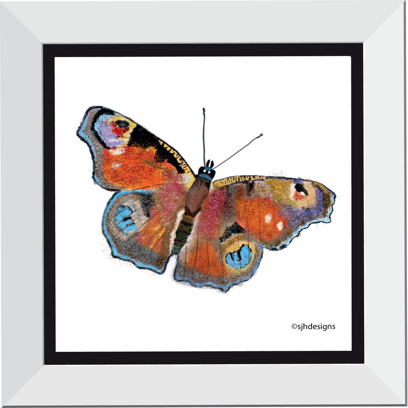 Sammy's Peacock Butterfly Art Print