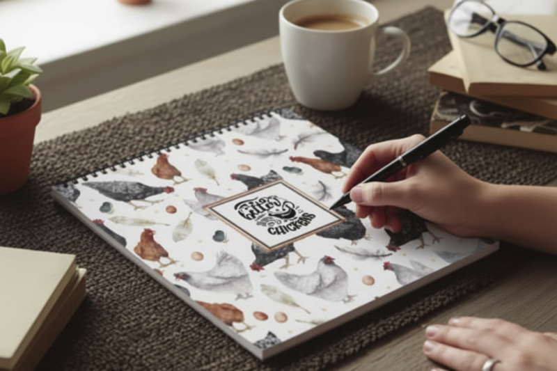 Life Is Better With Chickens A5 Notebook