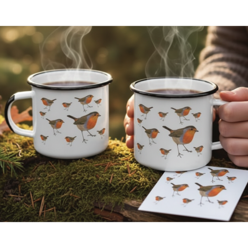 Robin Tin Mug
