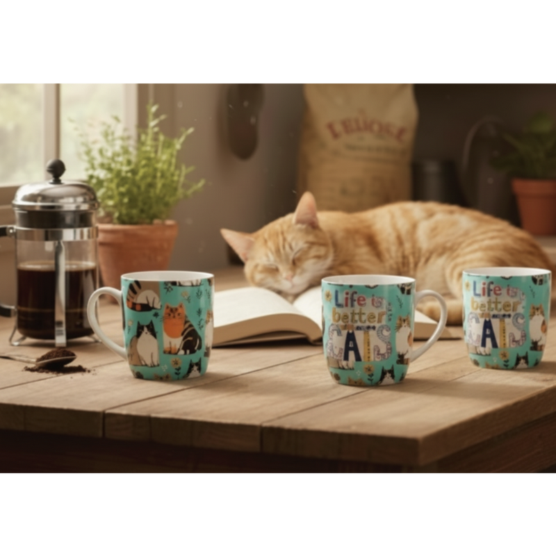 Life Is Better With Cats Mug