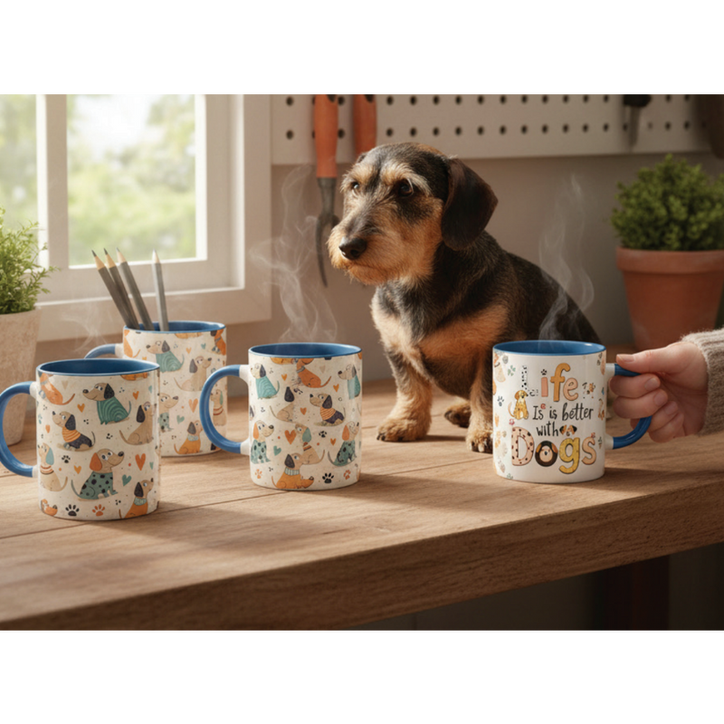 Life Is Better With Dogs Mug